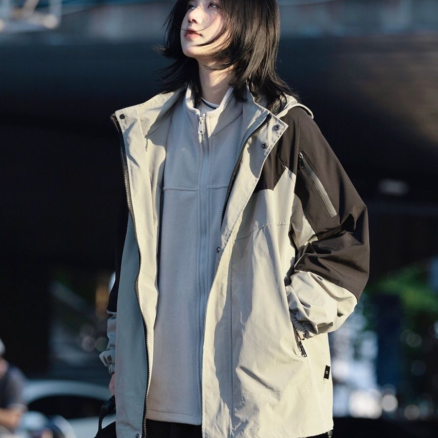 2023 Spring Outdoor Jacket Jacket Men's Spring and Autumn Windproof Waterproof Japanese Coat Jacket Spring Mountaineering Clothes Trend