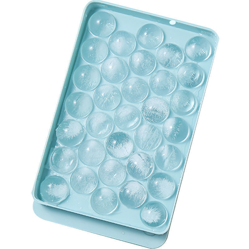 制冰模具圆形冰格带盖冻冰块神器圆球形盒子网红储存制冰器制冰盒