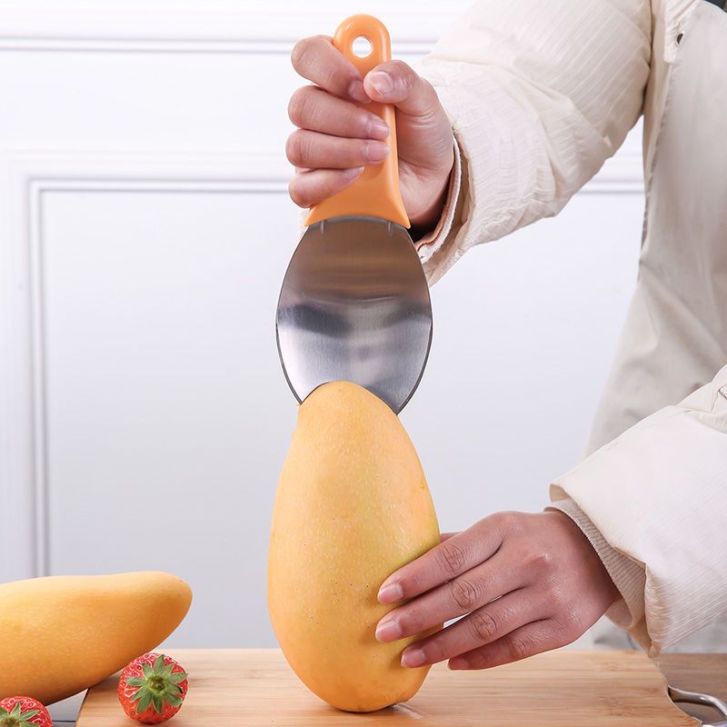 Mango knife to cut mango dices multifunctional peeling mango peeling separator peeling knife mango scooping spoon