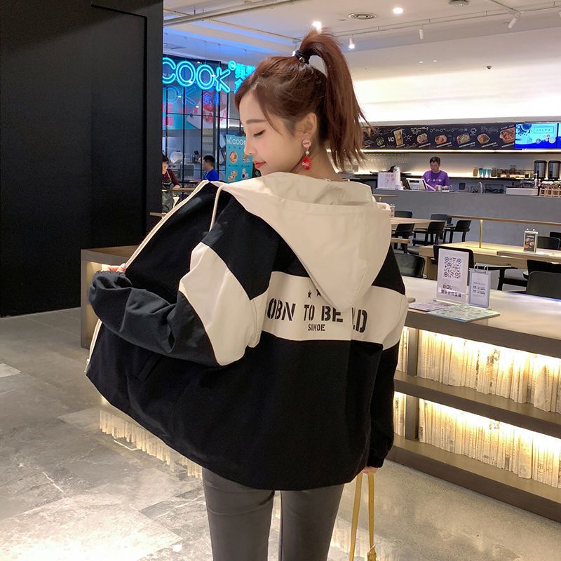 外套女春秋韓版寬鬆學生夾克矮個子胖妹妹大碼上衣洋氣百搭棒球服