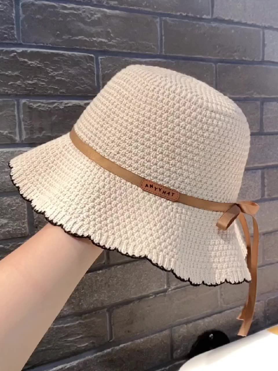 Japanese sunscreen hat basin hat women's travel beach sunscreen sun hat women's summer fisherman hat all-match casual women's hat