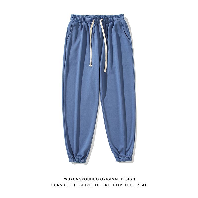 Summer American-style sweatpants couple street hot style trendy all-match slim-fit trousers loose plus-size men's casual pants