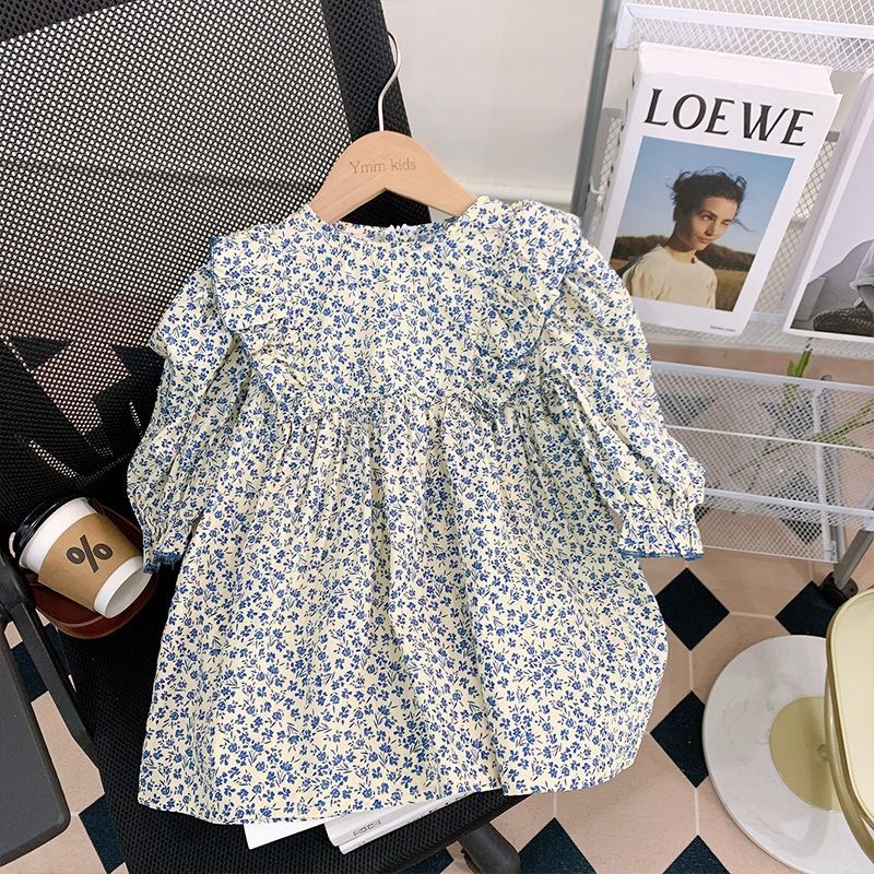 Children's Clothing 2023 Spring and Autumn New Girls Suit Children's Clothes Denim Jacket Dress Two-piece Baby Suit