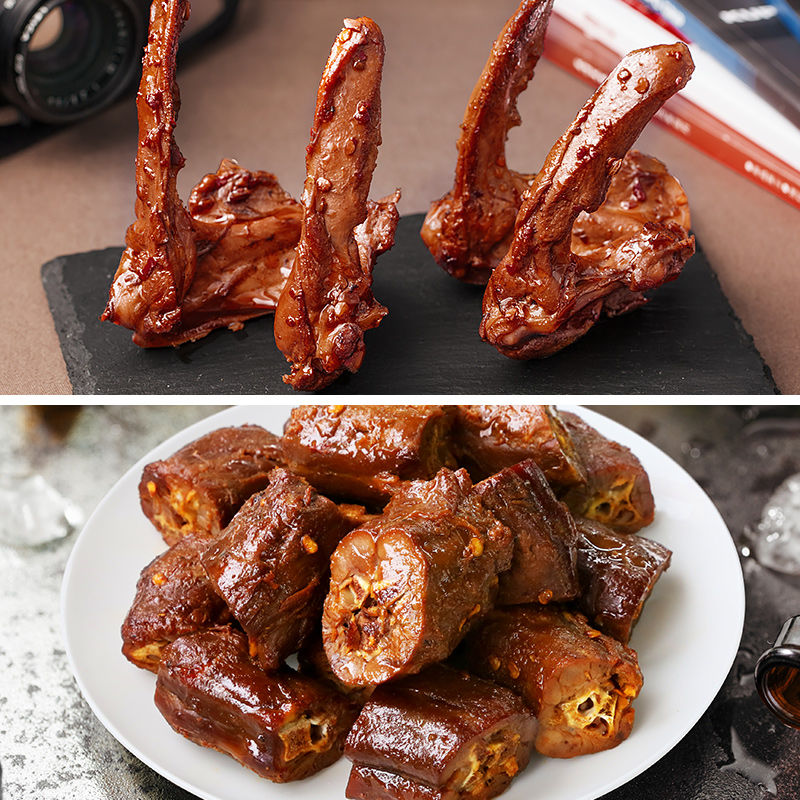 【周黑鸭旗舰店】锁鲜卤鸭脖180gX3鸭锁骨190gX1鸭翅160gX1共5盒【15天内发货】