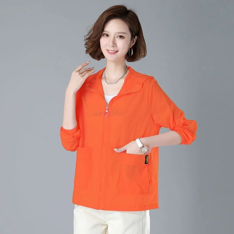 Loose large size sun protection clothing women's short 2023 summer new Korean style sun protection clothing UV protection thin jacket