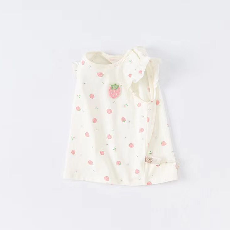 女童T恤夏季新款童装儿童休闲短袖甜美衣服小童宝宝洋气外穿上衣