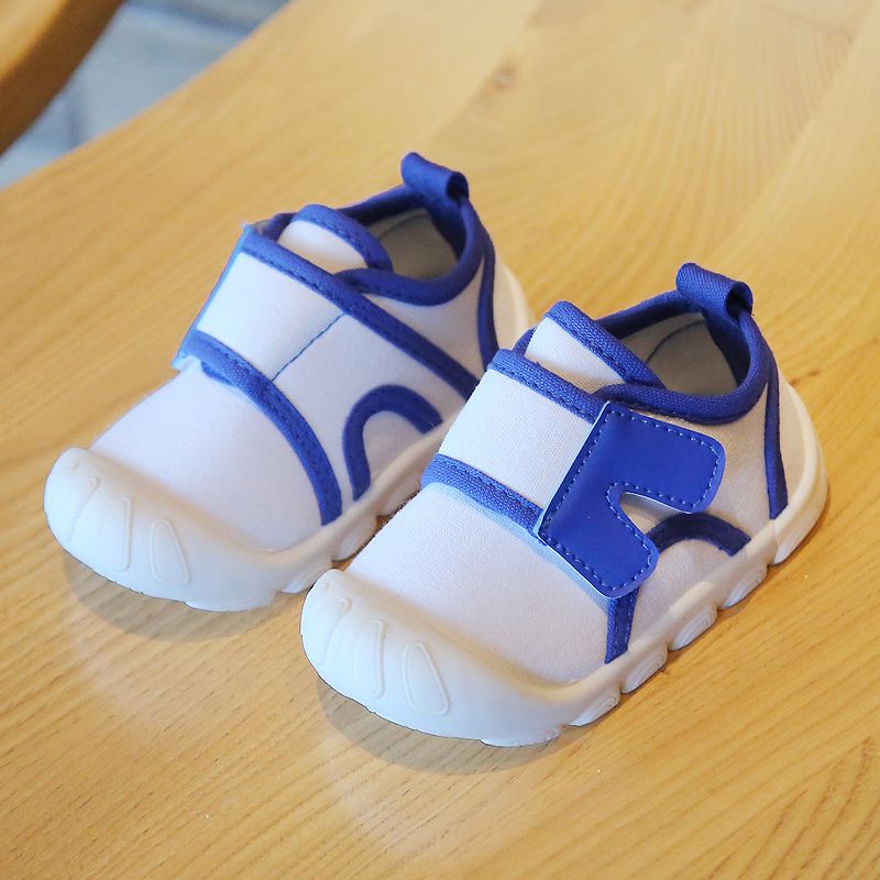 春秋季宝宝学步鞋0-1一3岁男女童软底透气婴幼儿防滑布鞋子不掉跟