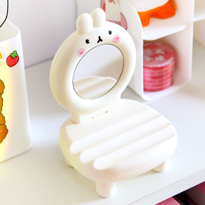 New cute animal mobile phone bracket desktop live broadcast camera chase drama dual-use with mirror aromatherapy mobile phone dedicated