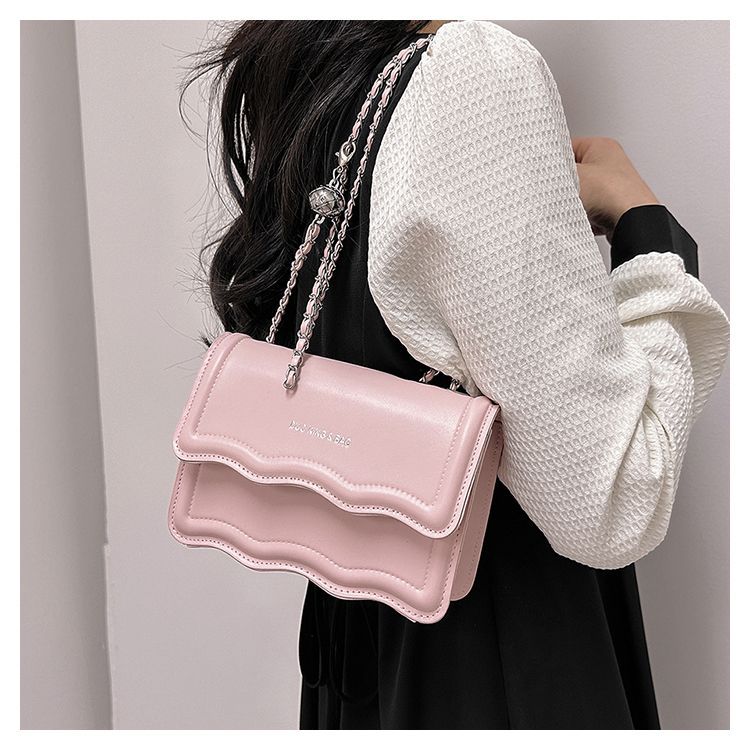 Wave Women's Chain Small Square Crossbody Shoulder Bag Versatile_voghion.com