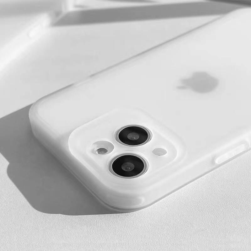新款苹果12手机壳高级感11适用iPhone14磨砂透明保护套13promax