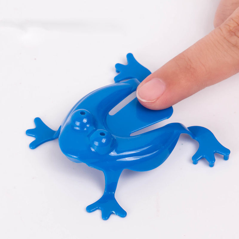 儿童玩具3到6岁按压弹跳青蛙塑料青蛙跳跳蛙桌面游戏怀旧超大号