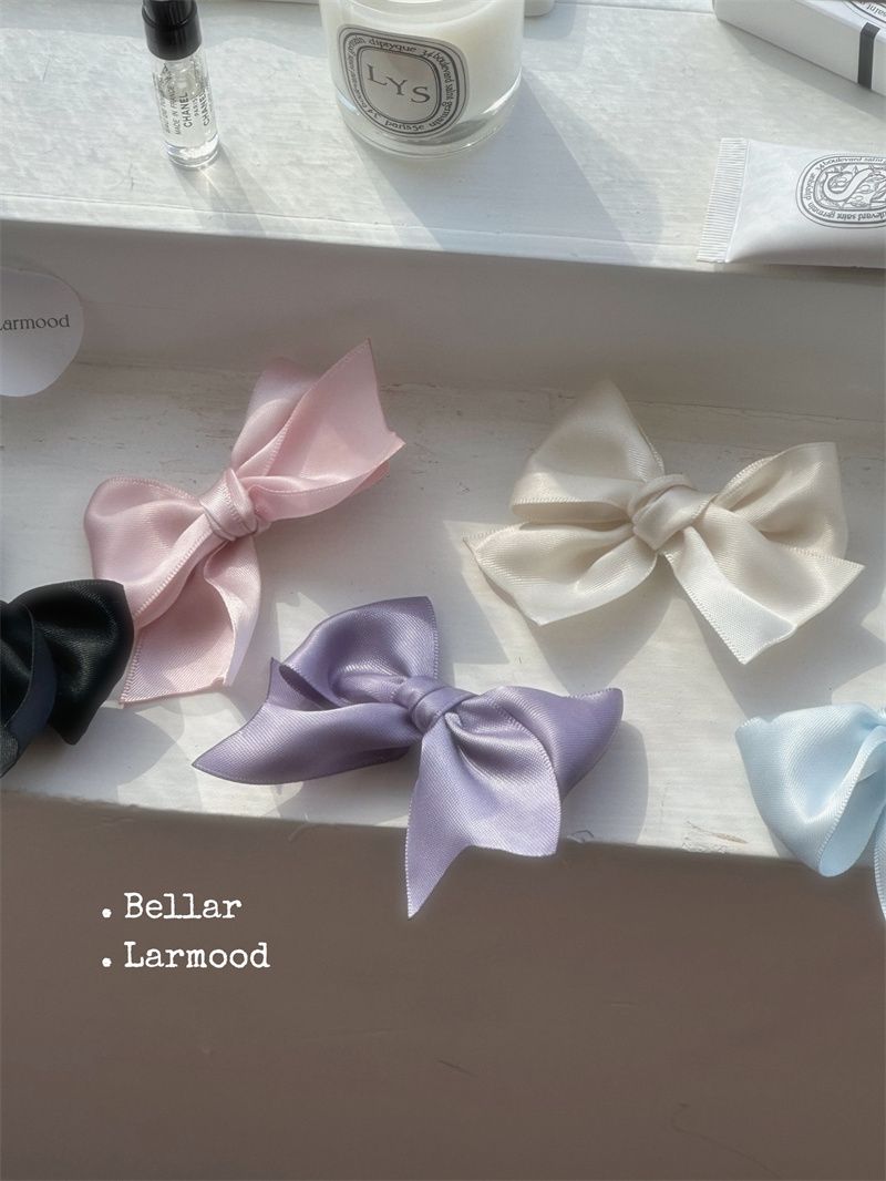 French girl romantic ballet ribbon sweet bow hairpin double ponytail sweet hairpin ins style hair accessories