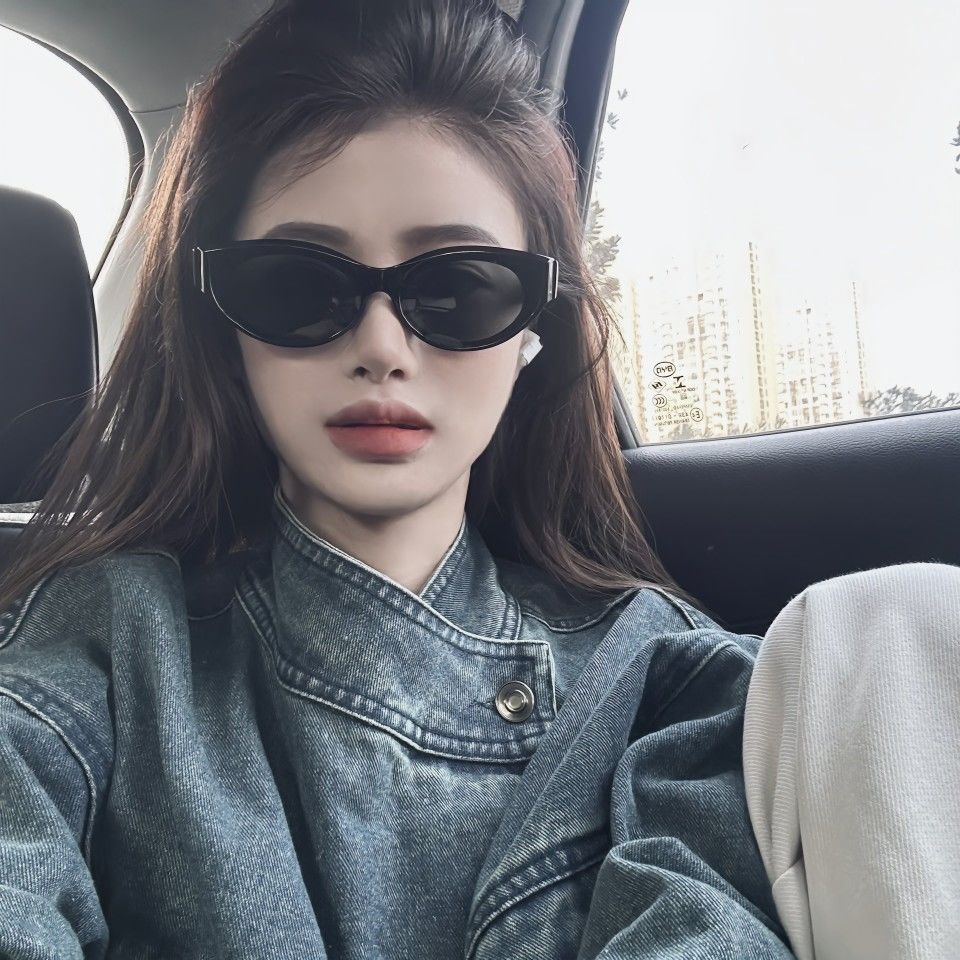 Sweet Korean version irregular fashion denim jacket female loose vibe style all-match long-sleeved hot style jacket top tide