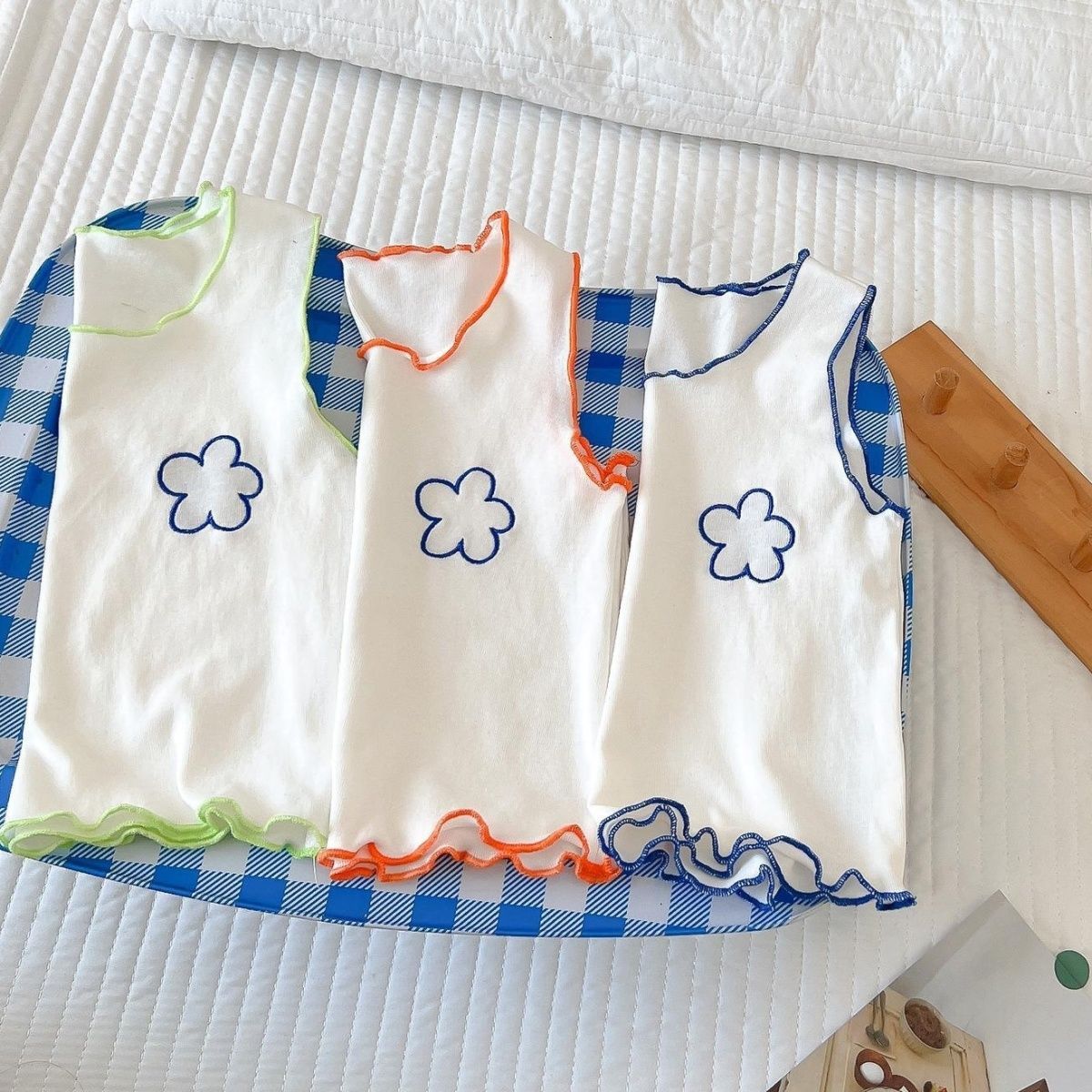 夏季宝宝无袖背心T恤短裤两件套婴儿薄款休闲家居服套装小童睡衣