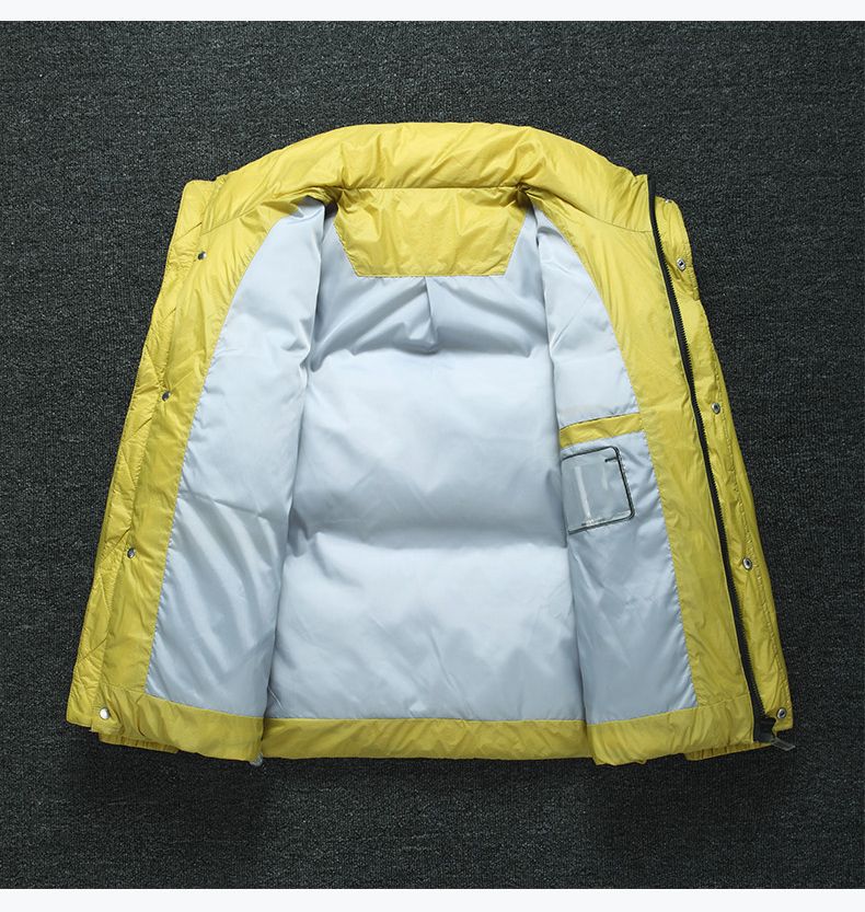 Men's Down Jacket Winter Thermal Duck Down Stand Collar Coat_voghion.com