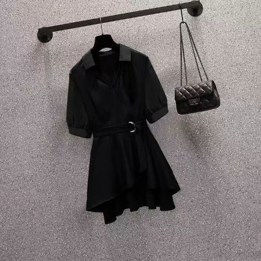 大碼女裝洋氣收腰顯瘦襯衫女2022新款春季胖妹妹遮肉百搭減齡襯衣
