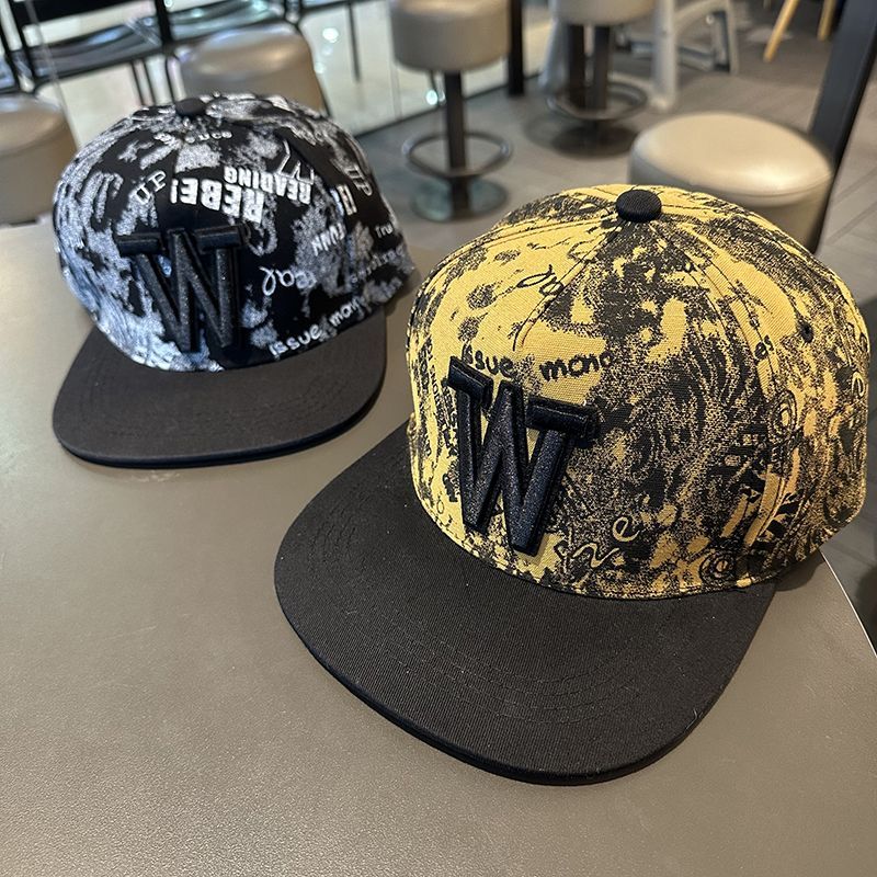 Cappello da uomo Summer Thin W Hip Hop Cappello da donna High end Universal Street Cappello a tesa piatta Primavera e autunno Parasole Baseball_voghion.com