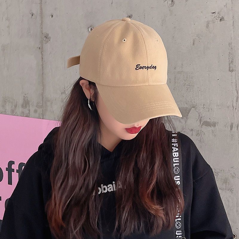 Baseball hat female 2023 net red new peaked cap size head circumference can be worn with all-match spring and autumn sun visor Korean version