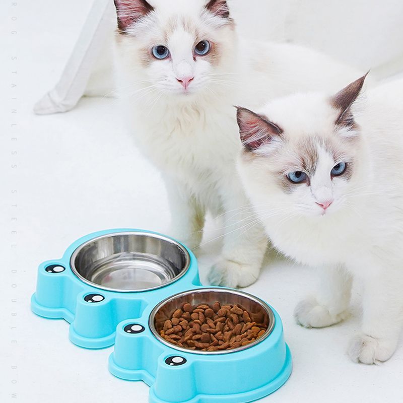 Cat Bowl Double Bowl Drinking Bowl Dog Bowl Dog Food Basin Cat Food Cat Food Basin Dog Food Bowl Cat Special Pet Dog Supplies