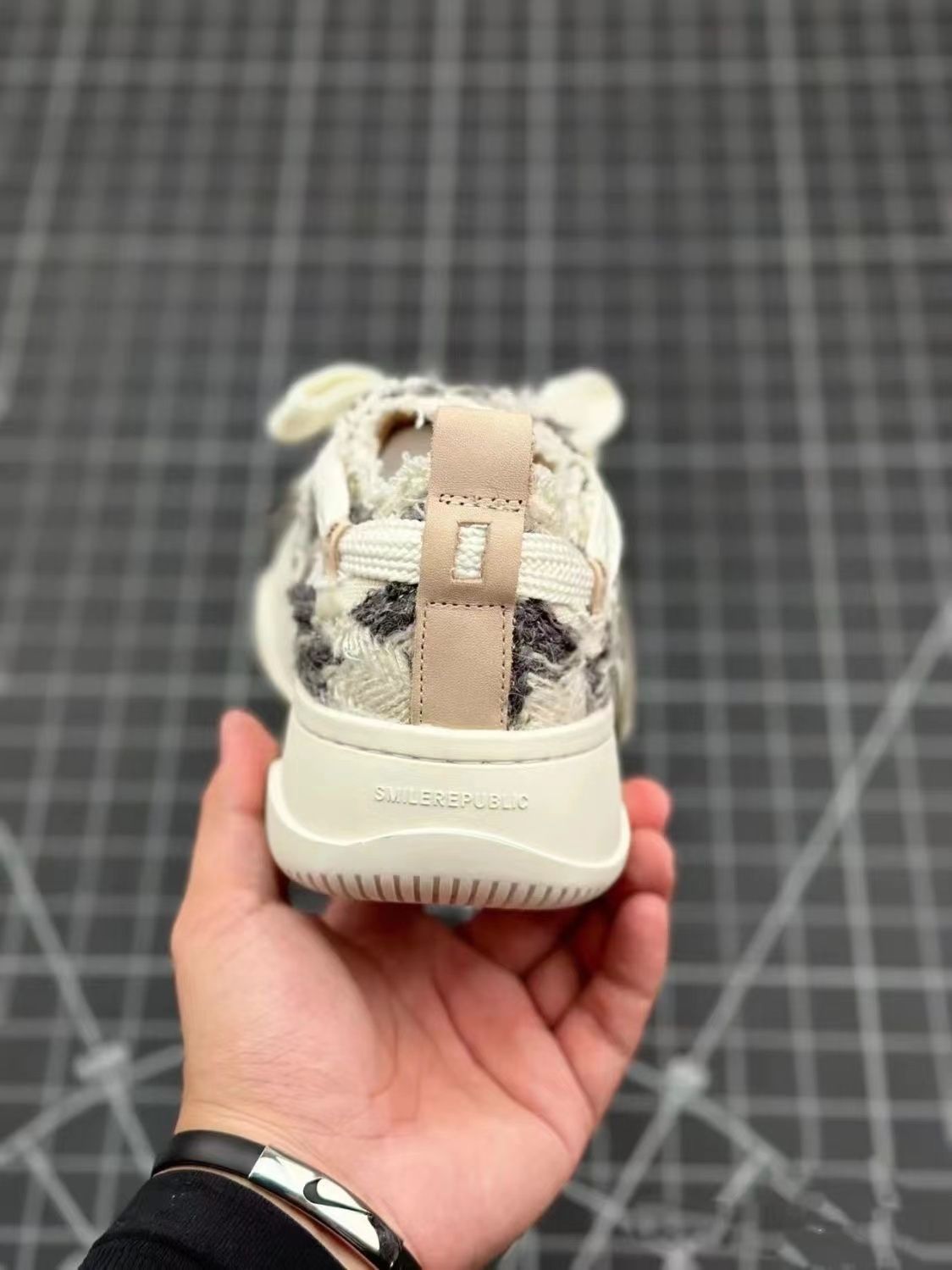 SMILEREPUBLIC Tan Jianci Same Style Cheese Cat Open Smile Canvas Women's Thick Sole Versatile Couple Board Shoes_voghion.com