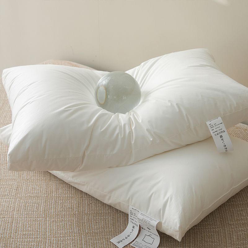 日式星级酒店专用枕芯枕头护颈椎助睡眠不塌陷家用超柔一对装单人