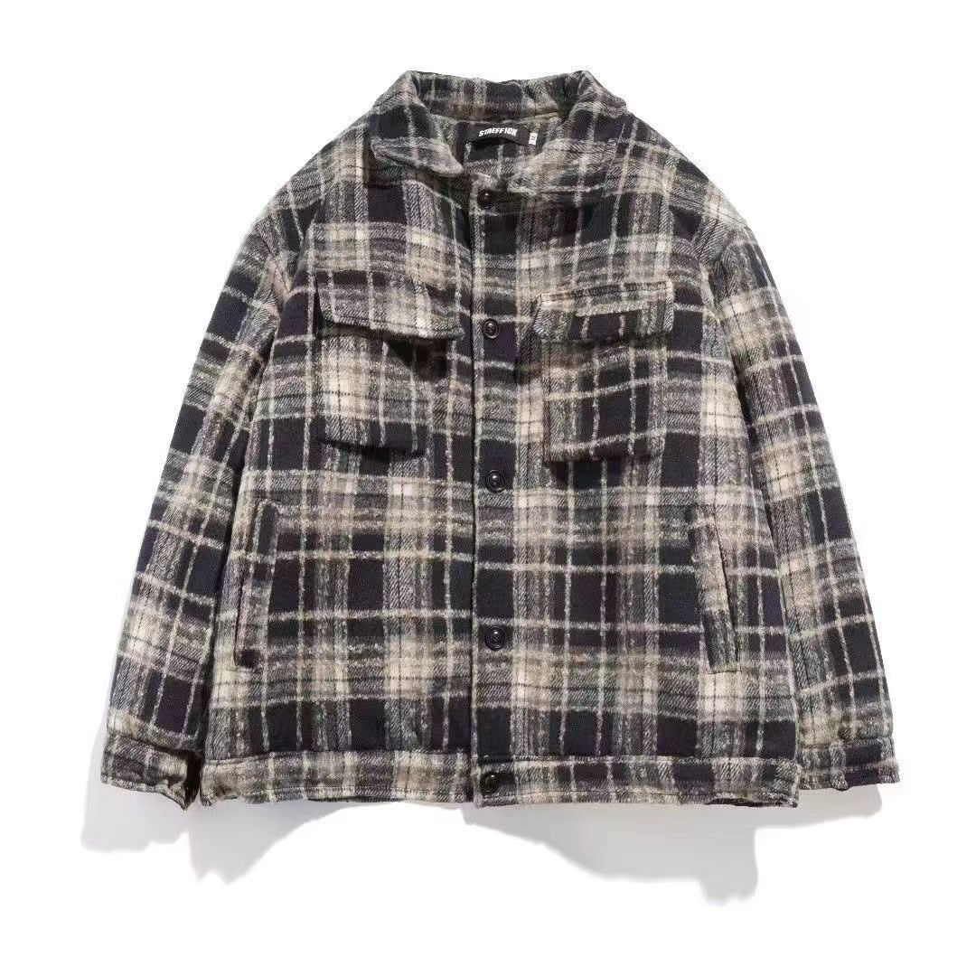 Herreternet jakke med polokrage for vår og høst street style_voghion.com