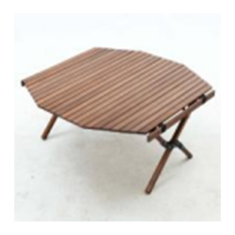 双人克米特椅楠竹折叠桌实木八角桌双层铝合金挂架多层置物架