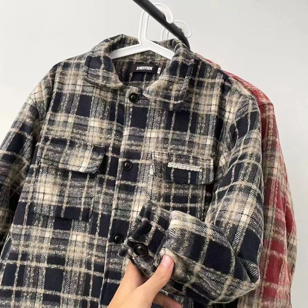 Herreternet jakke med polokrage for vår og høst street style_voghion.com