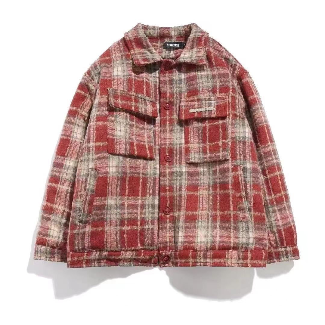 Herreternet jakke med polokrage for vår og høst street style_voghion.com