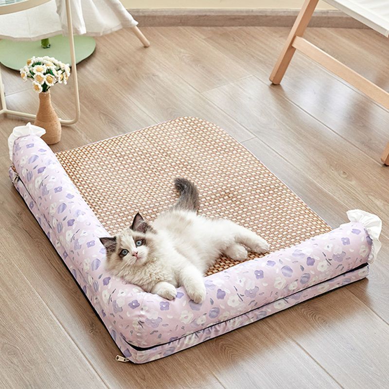 猫窝夏季凉窝四季通用可拆洗猫床凉席狗窝夏天睡垫子宠物猫咪用品