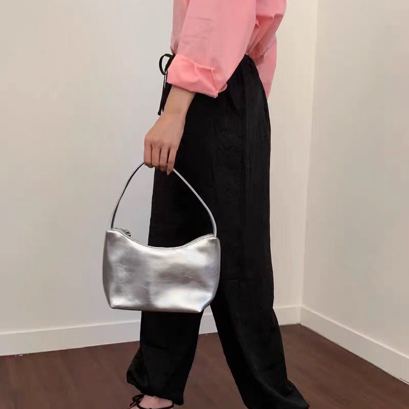 S Korean version simple personality bright surface PU leather fashionable casual all-match one-shoulder handbag