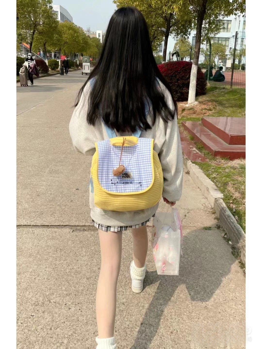 兒童帆布小背包休閒寶寶幼兒園上學雙肩包迷你可愛男女童零食書包
