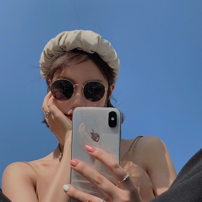 Black plastic shell sun hat women's summer anti-ultraviolet beach cover face sunshade empty top sun hat sports headband hat