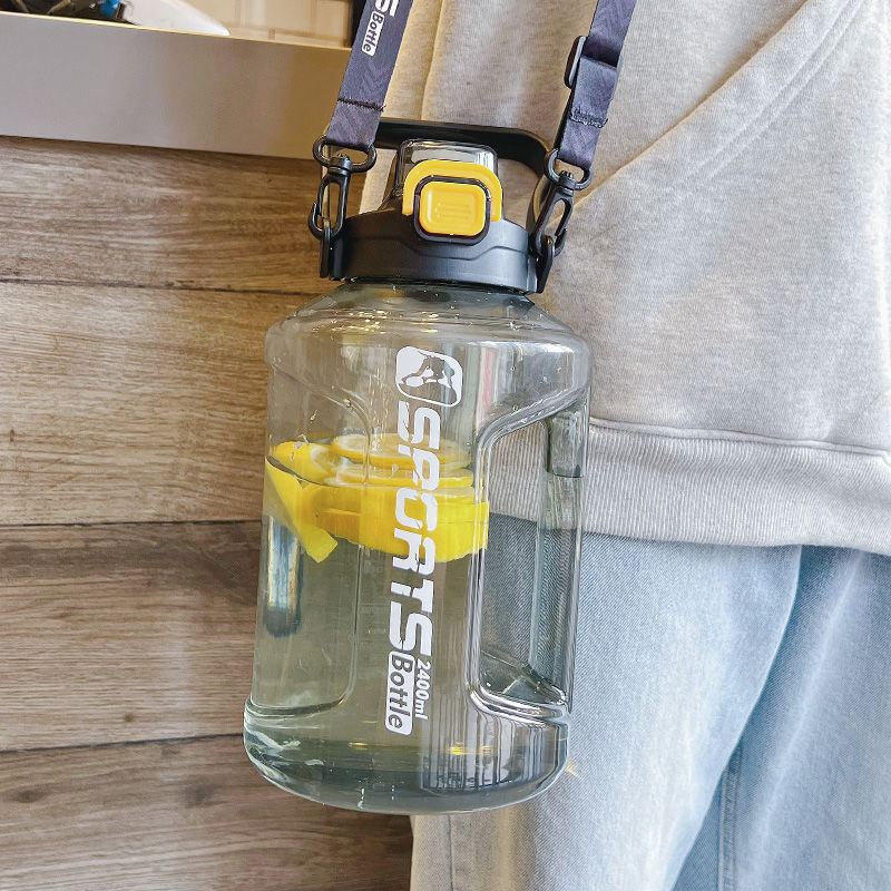 水杯男生超大容量水壶瓶便携士吨桶吨顿顿塑料夏天健身耐高温杯子