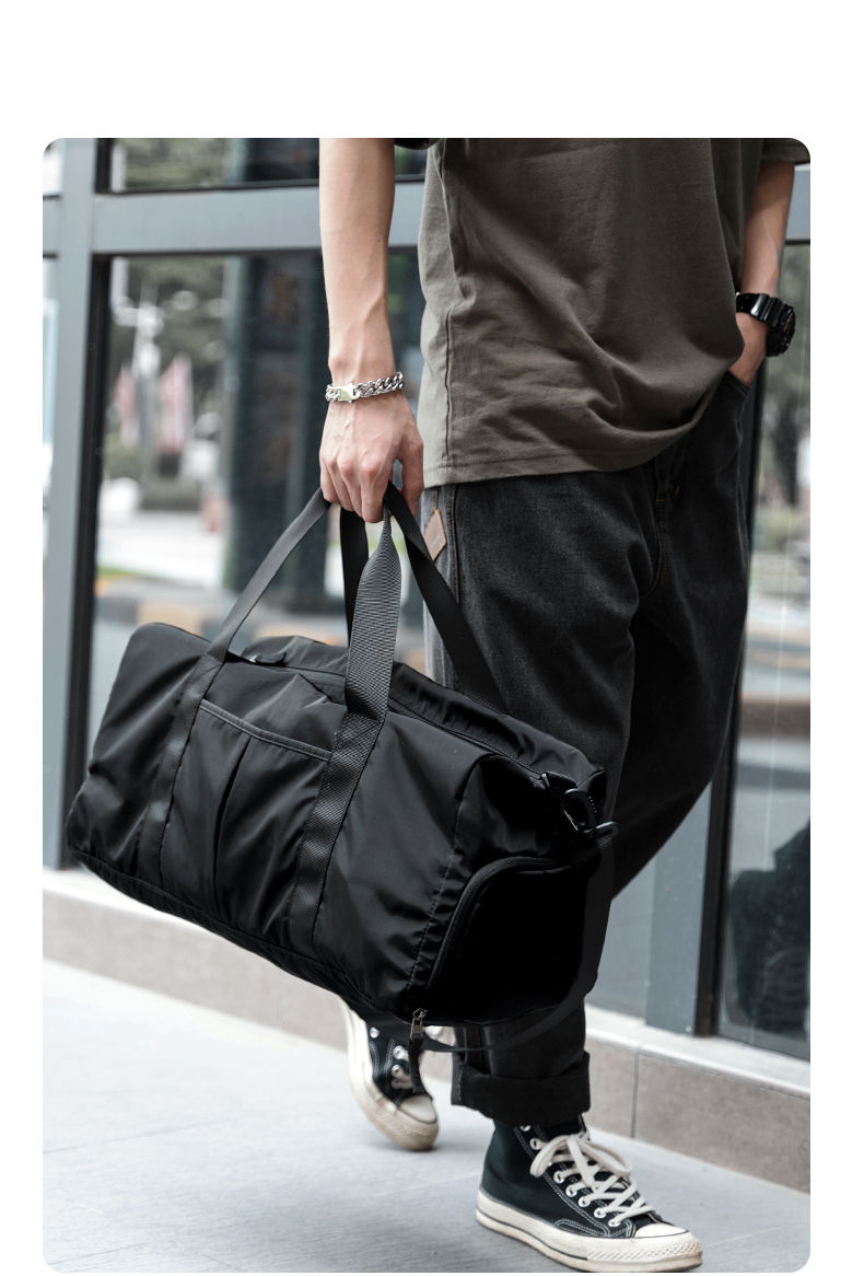 Sports Fitness Bag Short Distance Travel Bag Dry Wet Separation Portable Messenger Travel Sports Training Basketball