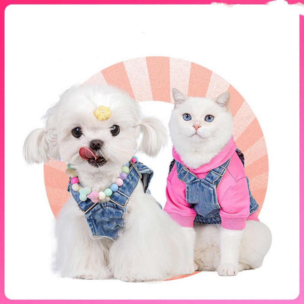 Dog clothes spring and summer towable rope summer thin section Yorkshire than bear method dog pet cat clothing dog