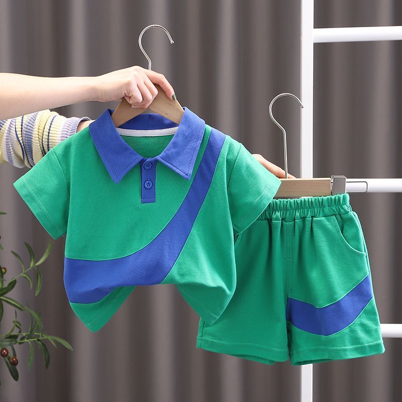 男童夏裝套裝寶寶短袖運動兩件套洋氣嬰幼兒童夏季新款衣服短褲潮