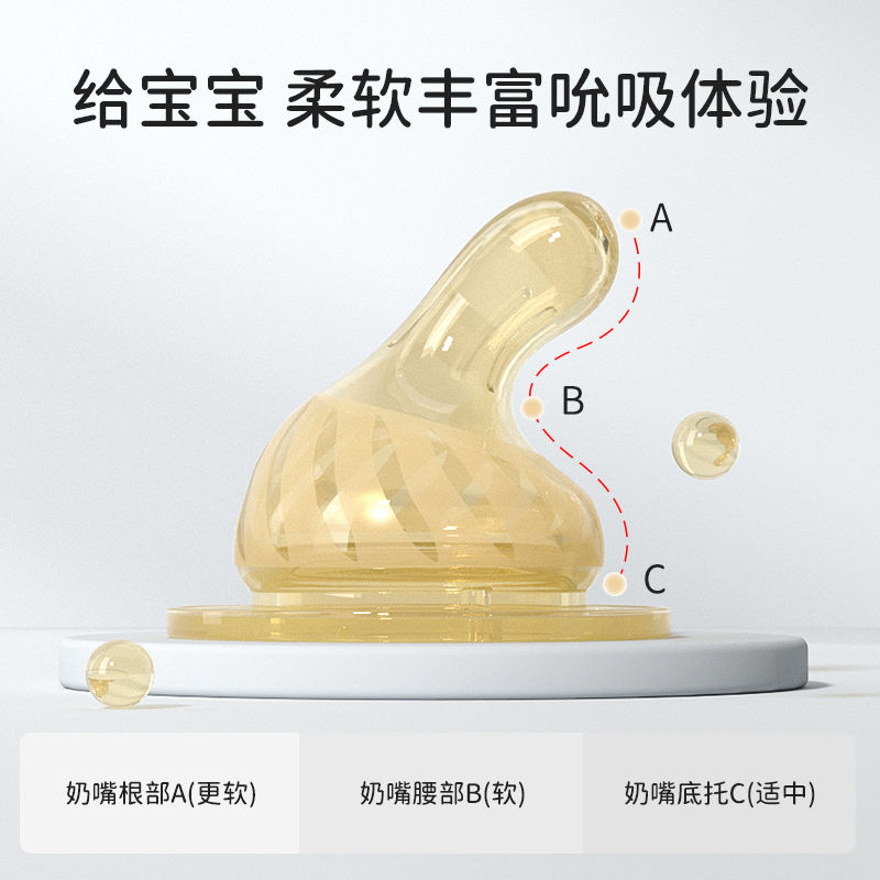 奶瓶防摔新生婴儿0-1-2-3岁宝宝初生儿童防胀气宽口径吸管鸭嘴杯