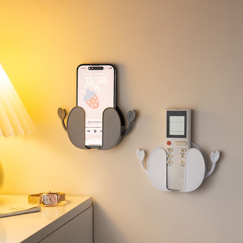 摇控器新款装饰粘贴式手机卫生间可爱架厕所客厅床头置物架壁挂式