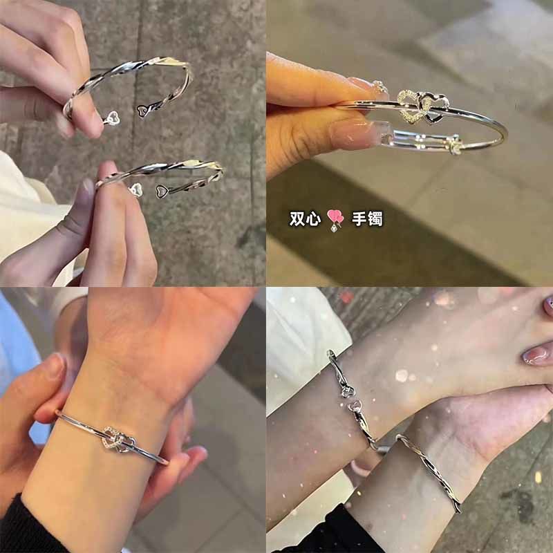 Mobius bracelet, high-looking love bracelet, student girl's simple and cold style bestie couple's bracelet, a pair