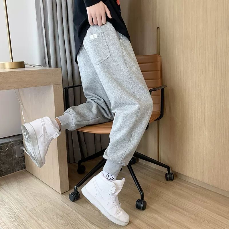 Summer trendy brand trousers trousers men's spring and summer loose sports pants gray men's casual trousers Japanese-style trousers