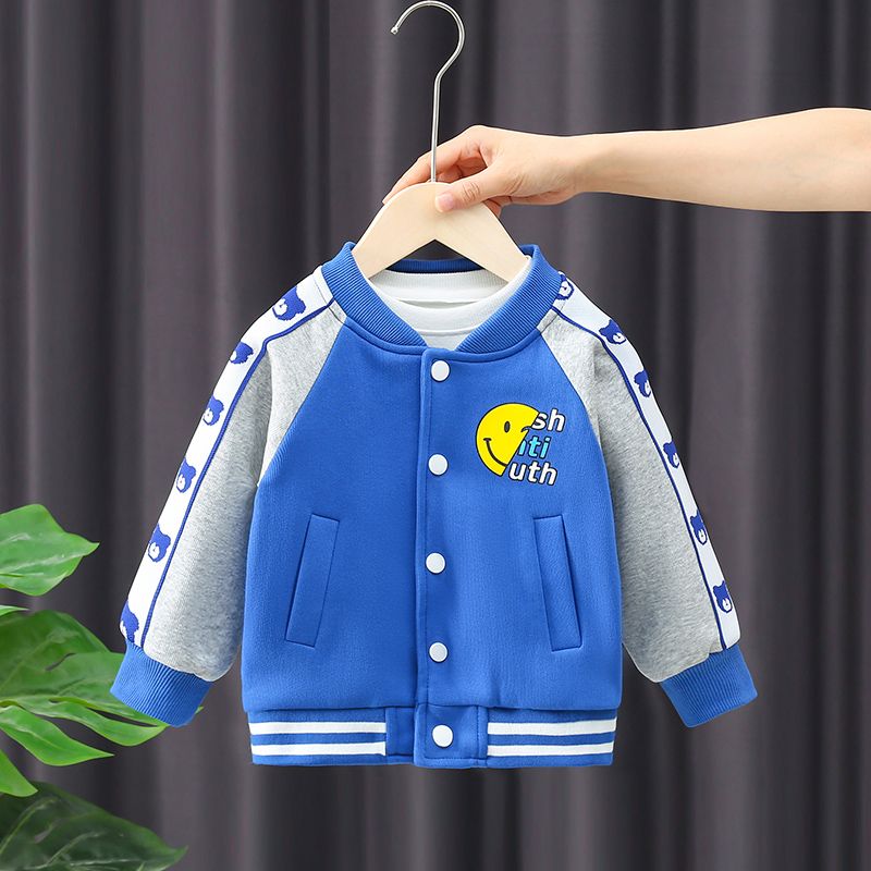 男童外套春秋款兒童春裝2023新款洋氣夾克寶寶春季韓版棒球服帥氣