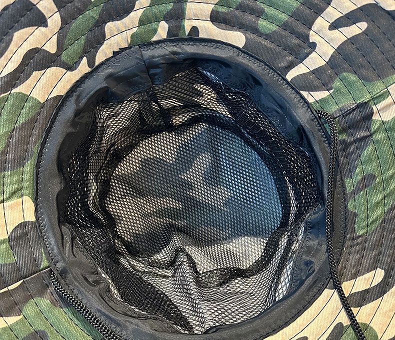 Chapeau d'été en filet à grand bord pour hommes, seau d'alpinisme en plein air, protection solaire, camouflage solaire, chapeau de pêche_voghion.com