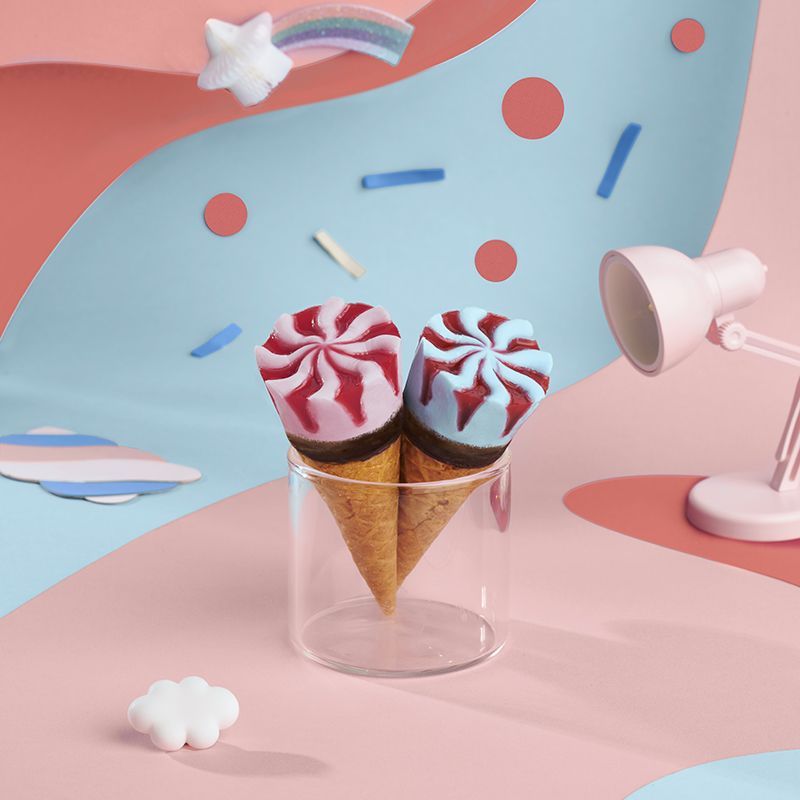 【10盒】和路雪迷你可爱多香草巧克力冰淇淋甜筒雪糕冰淇淋