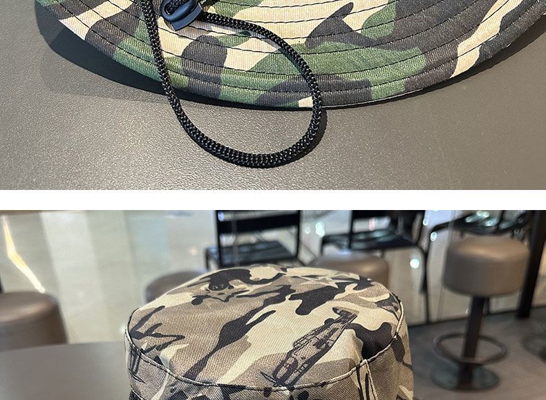 Chapeau d'été en filet à grand bord pour hommes, seau d'alpinisme en plein air, protection solaire, camouflage solaire, chapeau de pêche_voghion.com