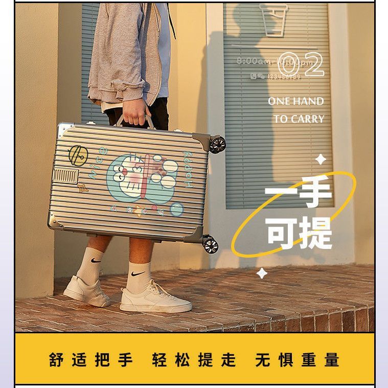 行李箱涂鸦男女20寸结实耐用2023年新款24拉杆箱28旅行皮箱子日系