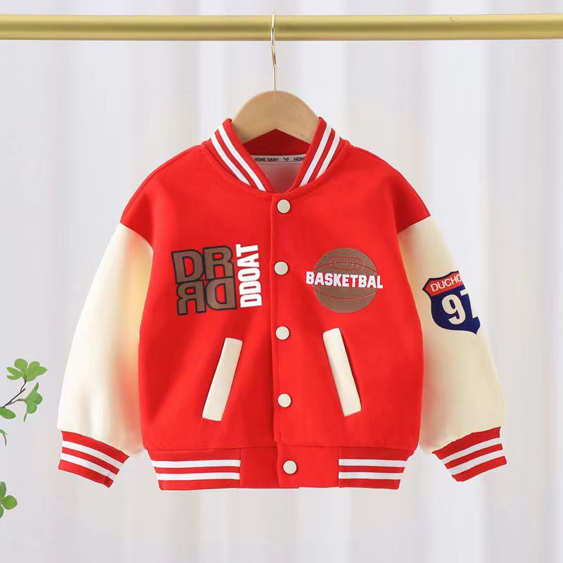 Children's clothing children's jacket spring clothing boys baseball uniform 2023 new children's sports jacket girls casual clothes