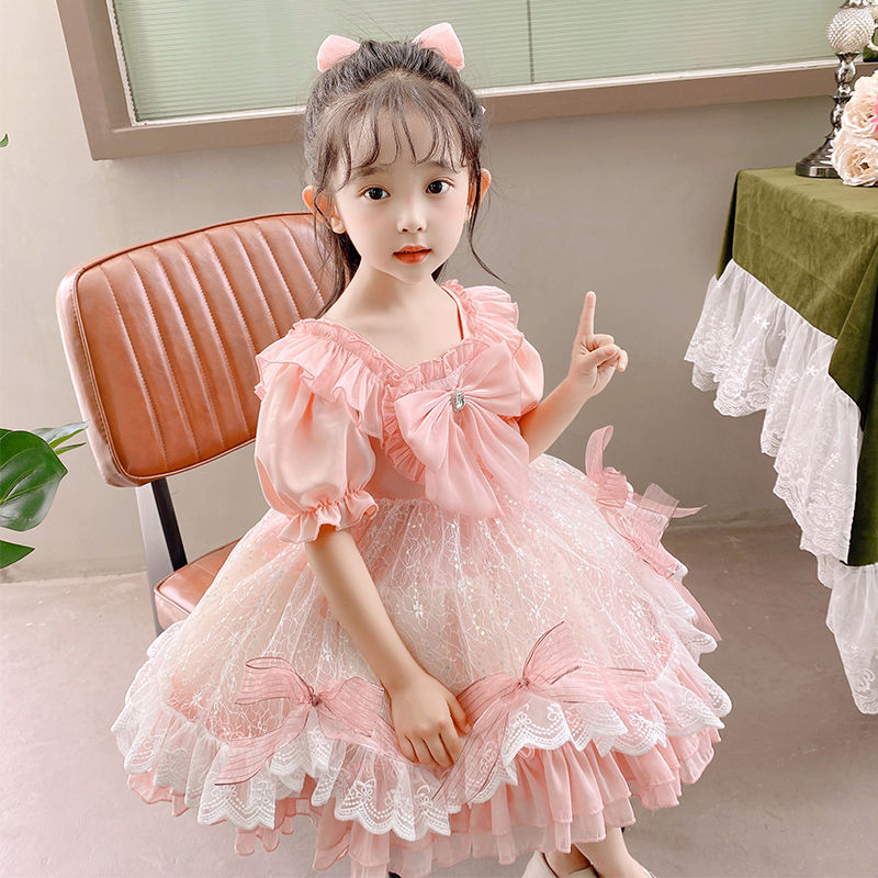 Lolita girl princess dress children's clothing girl summer children's skirt summer tutu skirt baby girl dress summer
