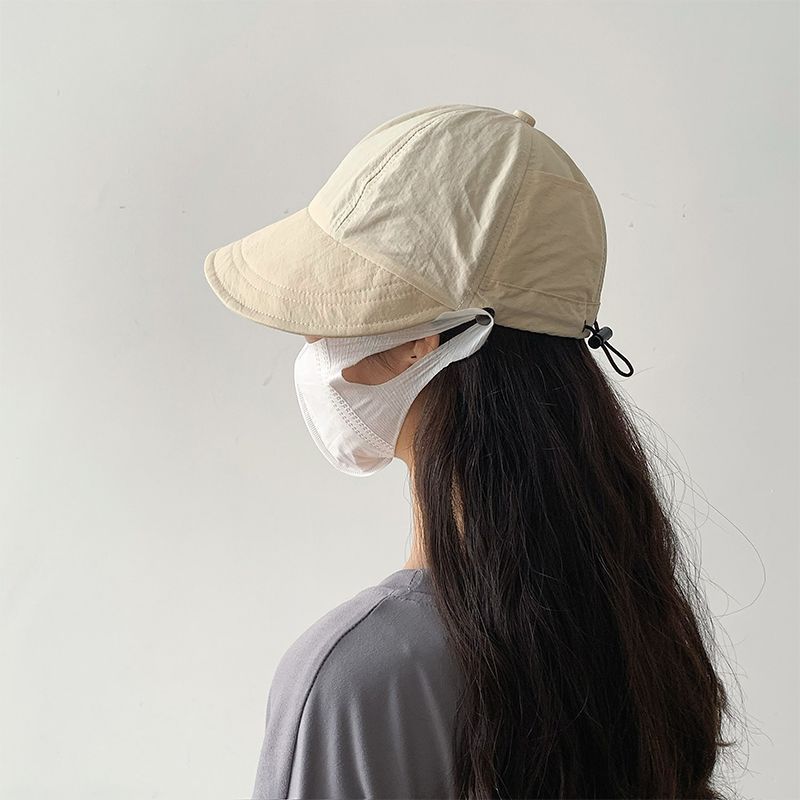 Zhao Lusi same style fisherman hat female spring and summer anti-ultraviolet face small sun visor sun protection sun cap