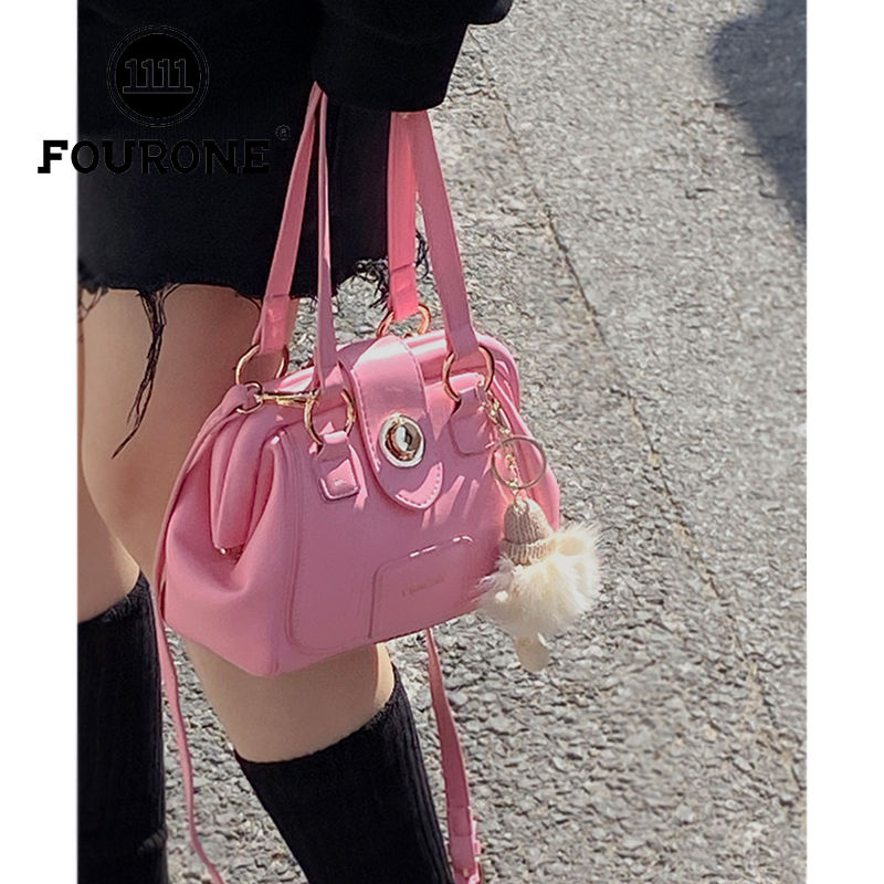 夏季手提包包女潮時尚保齡球包小眾百搭ins斜挎包小方包